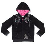 Hannah Montana Velour Hooded Top