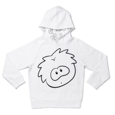 Club Penguin White Hooded Top