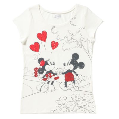 Mickey and Minnie Mouse Love T-Shirt