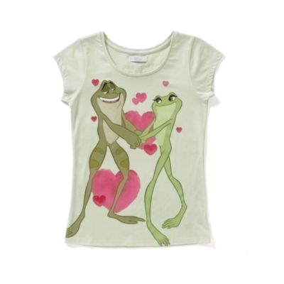 Princess and the Frog Adults Valentines T-Shirt (can be personalised)