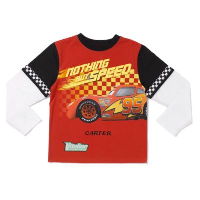 Lightning McQueen Long Sleeved T-Shirt (can be personalised)