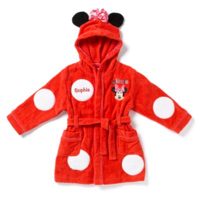 Minnie Mouse Clubhouse Robe (can be personalised)