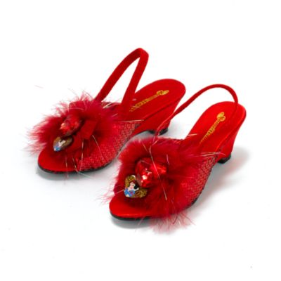 Snow White Wedge Shoes