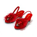 Snow White Wedge Shoes