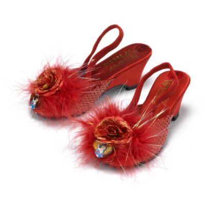 Snow White Wedge Shoes