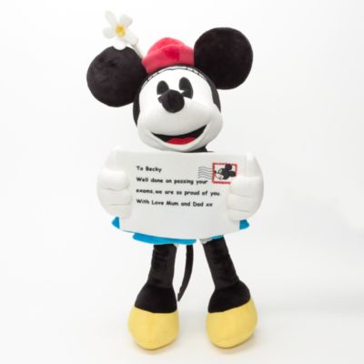 Minnie Mouse Comic Messenger Soft Toy (FREE Personalisation)