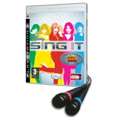 Disney Sing it + Mics (featuring Camp Rock and Hannah Montana) PS3 Game