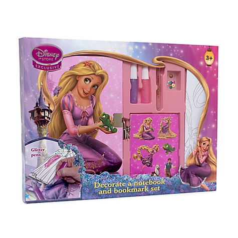 Rapunzel Decorate A Notebook And Bookmarks