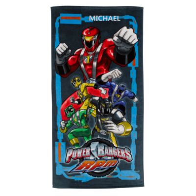 Power Rangers Beach Towel (can be personalised)