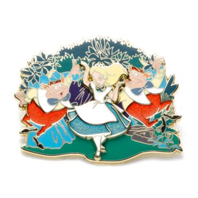 Alice with Tweedledee & Tweedledum Pin