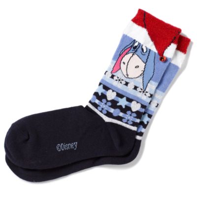 Eeyore Adult Santa Hat Socks
