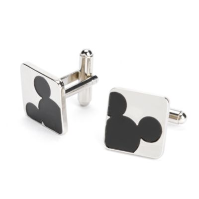 Mickey Mouse Head Square Cufflinks