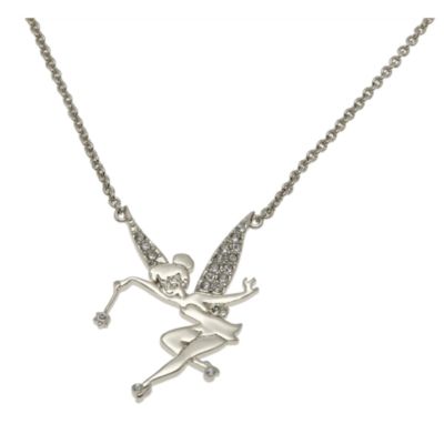 Disney Couture Flying Tinker Bell Necklace