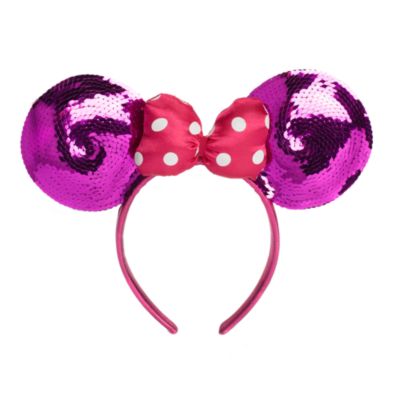 Minnie Mouse Pink Sequined Ears