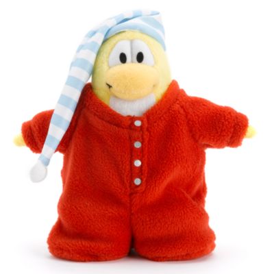 Club Penguin Red Pyjama Soft Toy Wave 5